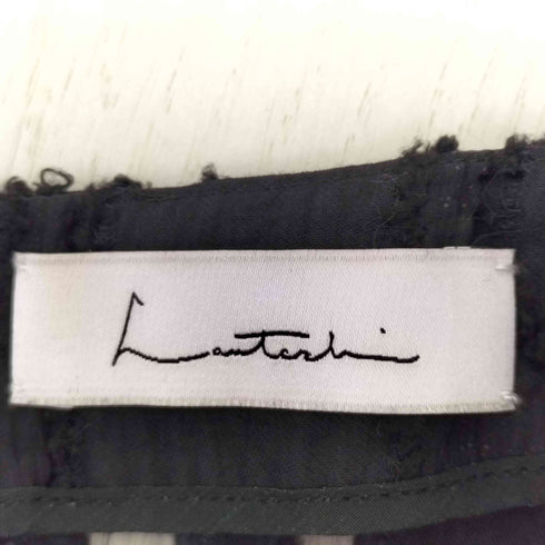 ラウタシー Lautashi ジャガード切替レースワンピース レディース