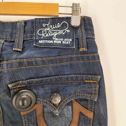 トゥルーレリジョン TRUE RELIGION USA製 SECTION ROW SEAT ストレートデニムパンツ メンズ 30