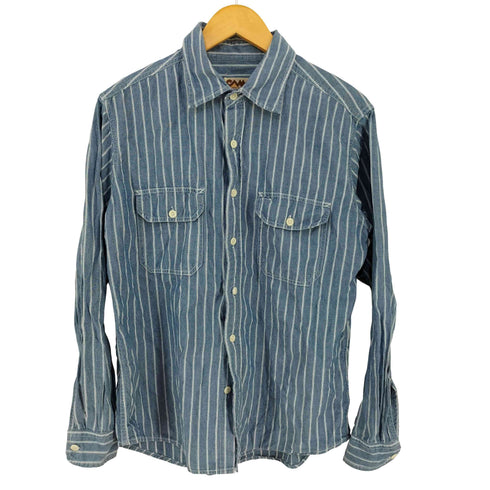 カムコ CAMCO シャンブレーストライプシャツ メンズ JPN:M