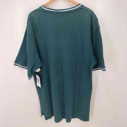 リーボック Reebok 90S ロゴ刺繍 クルーネック 半袖Tシャツ メンズ JPN:L