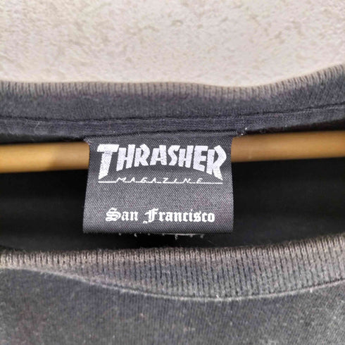 スラッシャー THRASHER 両面プリントクルーネックTシャツ メンズ JPN:L