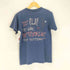 USA製 袖シングル 両面プリントクルーネックTシャツ メンズ JPN:XL