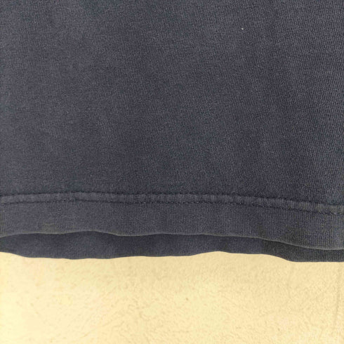 USA製 袖シングル 両面プリントクルーネックTシャツ メンズ JPN:XL