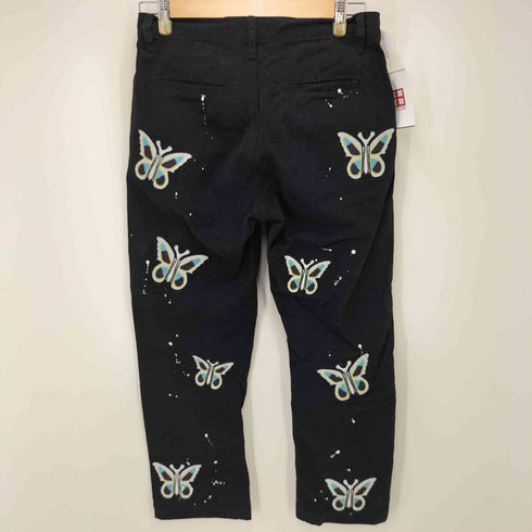 crawling death 蝶刺繍デザイン デニムパンツ レディース JPN:S