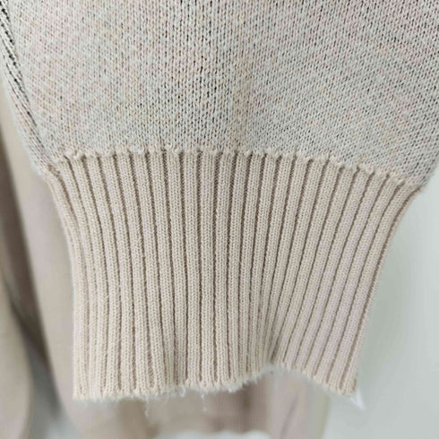 クーパー cooper バックデザイン ハーフジップ ニット メンズ FREE