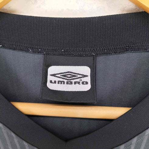 アンブロ UMBRO 00s ダブルダイヤモンドプリントゲームシャツ メンズ S-M