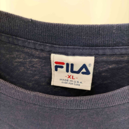 フィラ FILA 90s USA製 長袖tシャツ メンズ JPN:L