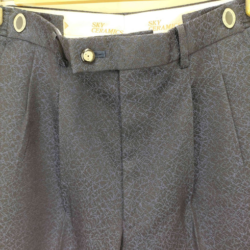 {[sky ceramics 2タックジャガードスラックス メンズ JPN:M