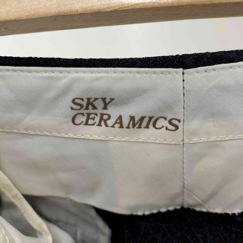 {[sky ceramics 2タックジャガードスラックス メンズ JPN:M