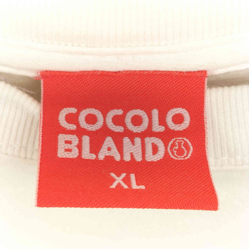 ココロブランド COCOLO BLAND プリントロゴ クルーネックTシャツ メンズ JPN:XL