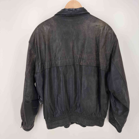 裏地キルティング ラムレザー レザージャケット メンズ JPN:XL