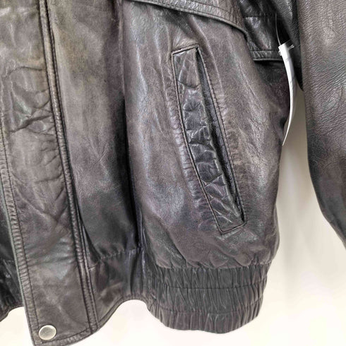 裏地キルティング ラムレザー レザージャケット メンズ JPN:XL