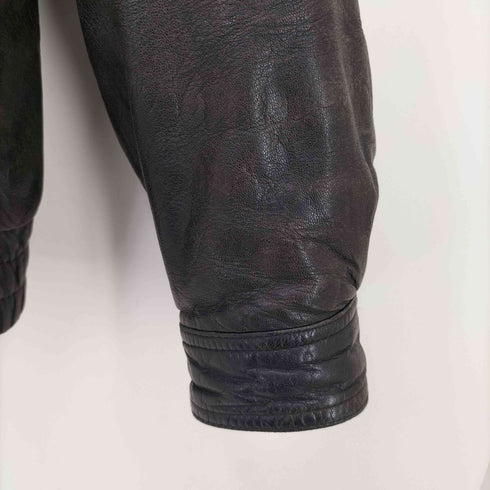 裏地キルティング ラムレザー レザージャケット メンズ JPN:XL