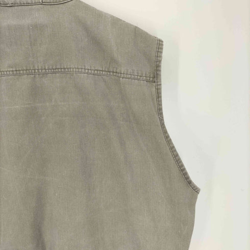 WANDI CLASSIC WEAR MENS FASHION Dカン フラップポケット ハンティング ベスト メンズ import:XXL