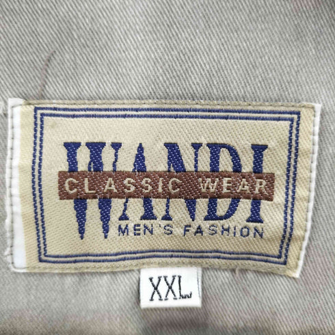 WANDI CLASSIC WEAR MENS FASHION Dカン フラップポケット ハンティング ベスト メンズ import:XXL