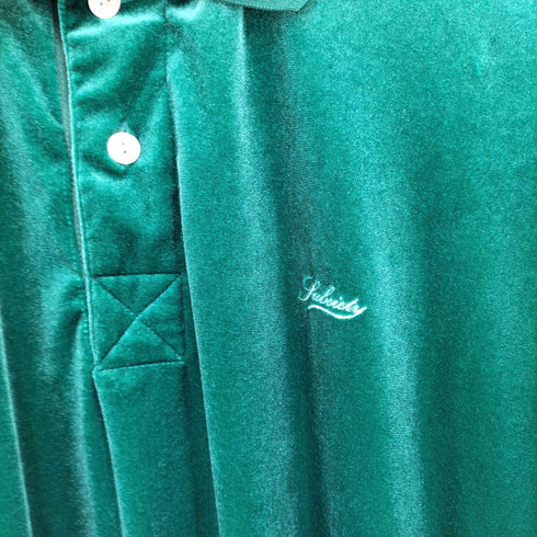 サブサエティ Subciety VELOUR RUGGER SHIRT メンズ