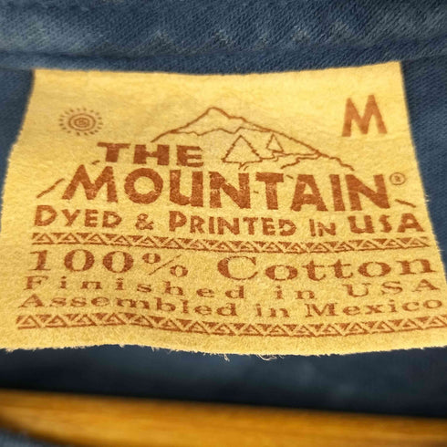 ザマウンテン the mountain 90S-00S タイダイ柄フロントプリント S/S Tシャツ メンズ import:M