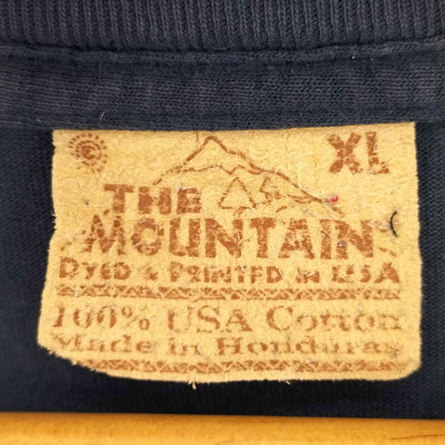 ザマウンテン the mountain 90S-00S フロントプリント S/S Tシャツ メンズ import:XL