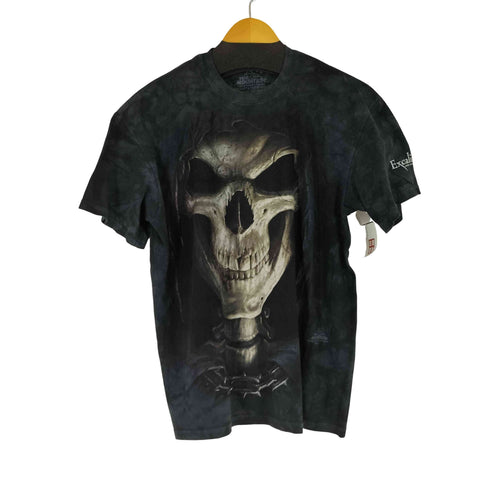 ザマウンテン the mountain タイダイ柄 フロントプリント S/S Tシャツ メンズ import:M