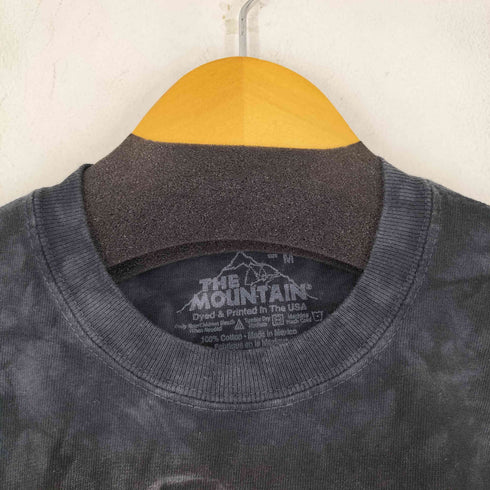 ザマウンテン the mountain タイダイ柄 フロントプリント S/S Tシャツ メンズ import:M