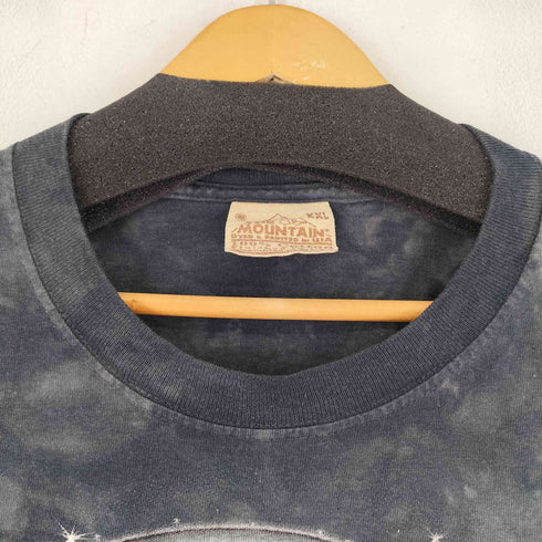 ザマウンテン the mountain 90S-00S タイダイ柄フロントプリント S/S Tシャツ メンズ import:XXL