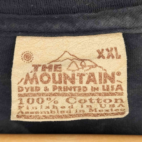 ザマウンテン the mountain 90S-00S タイダイ柄フロントプリント S/S Tシャツ メンズ import:XXL