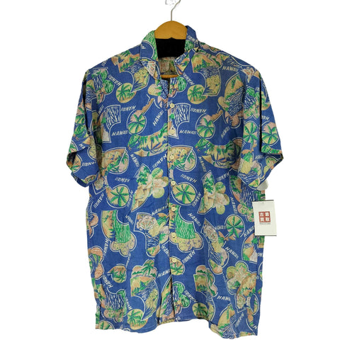 MODAL100 総柄 S/S アロハシャツ メンズ