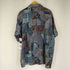 マークスアンドスペンサー MARKS&SPENCER レーヨン100 総柄 S/S 開襟シャツ メンズ import:L