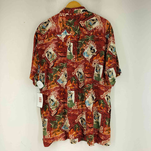 MARC EDWARDS レーヨン100 総柄 S/S アロハシャツ メンズ import:XL