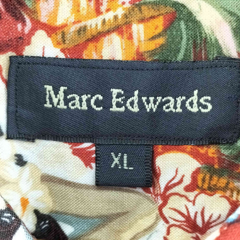 MARC EDWARDS レーヨン100 総柄 S/S アロハシャツ メンズ import:XL