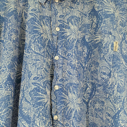 コロンビア Columbia PFG 総柄 S/S シャツ メンズ import:XXL
