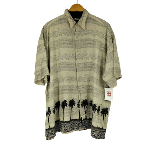 ピューリタン PURITAN レーヨン100 総柄 S/S シャツ メンズ