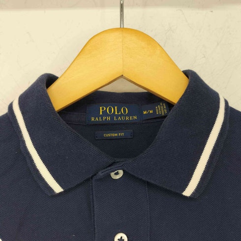 ポロラルフローレン POLO RALPH LAUREN CUSTOM FIT トリコカラー ビッグポニー 半袖鹿の子ポロシャツ メンズ import:M