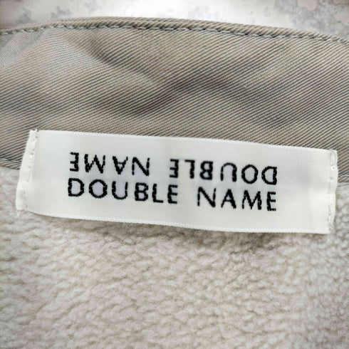 ダブルネーム DOUBLE NAME 異素材フリースロングワンピース レディース FREE