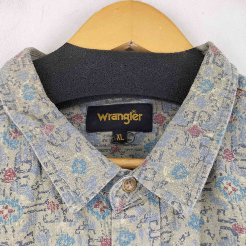 ラングラー Wrangler 総柄 S/S シャツ メンズ import:XL