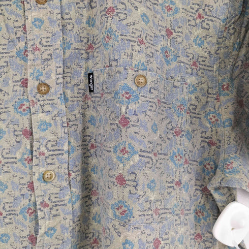 ラングラー Wrangler 総柄 S/S シャツ メンズ import:XL