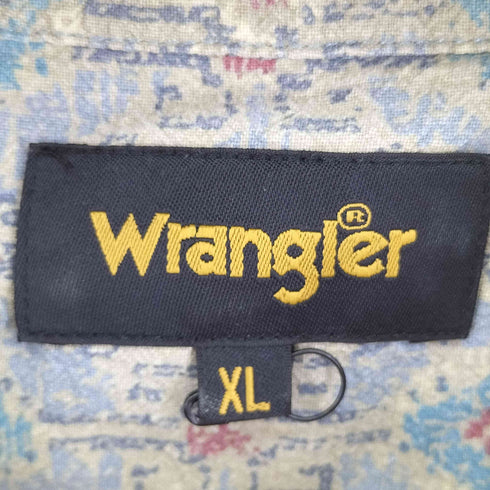 ラングラー Wrangler 総柄 S/S シャツ メンズ import:XL