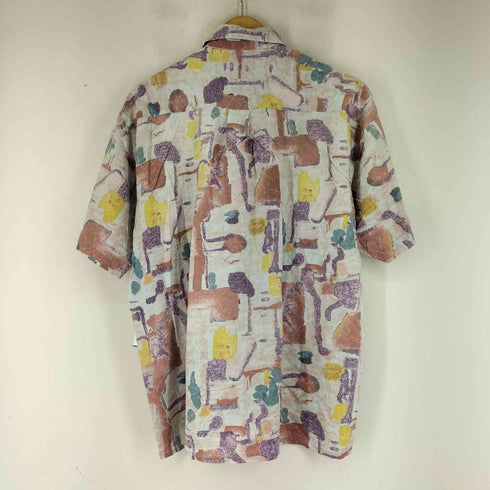 MEL RICHMAN レーヨン混 総柄 S/S シャツ メンズ import:L