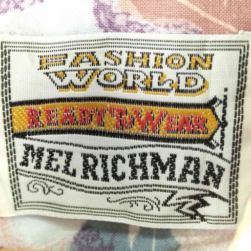 MEL RICHMAN レーヨン混 総柄 S/S シャツ メンズ import:L