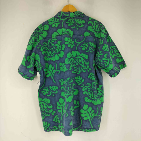クイックシルバー Quiksilver 90S-00S 総柄 S/S アロハシャツ メンズ import:L