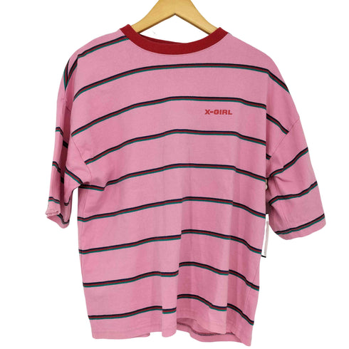 エックスガール X-girl ボーダービッグTシャツ レディース 1