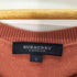 バーバリーロンドン BURBERRY LONDON Cashmere カシミヤ100 裾ロゴ刺繍 ニットセーター レディース JPN:2