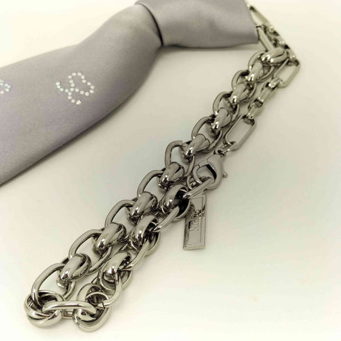 SORIN S Motif Jewelry Silk Necktie レディース