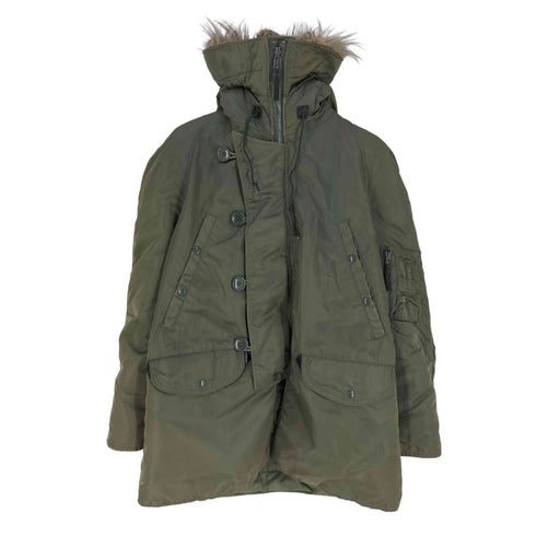 アルファインダストリーズ ALPHA INDUSTRIES USA製 90S IDEALジップ N-3B フライトジャケット メンズ import:S