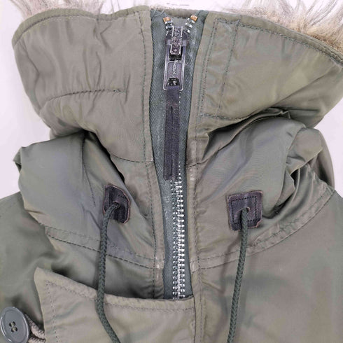 アルファインダストリーズ ALPHA INDUSTRIES USA製 90S IDEALジップ N-3B フライトジャケット メンズ import:S
