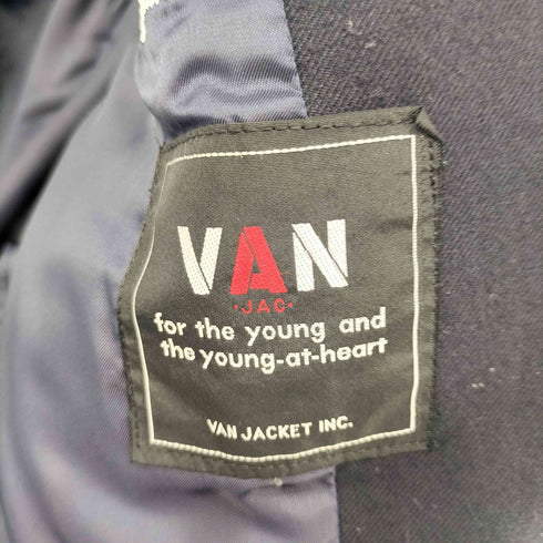 ヴァンヂャケット VAN JAC 金ボタン 紺ブレ ピークドラペル ダブルテーラードジャケット メンズ JPN:S