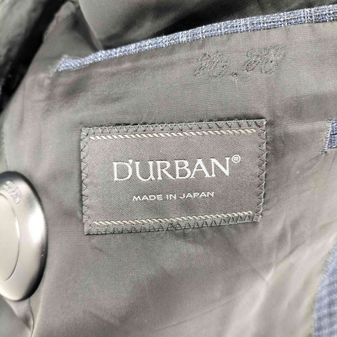 ダーバン DURBAN MONSOON ウールシルク 2Bシアーテーラードジャケット メンズ