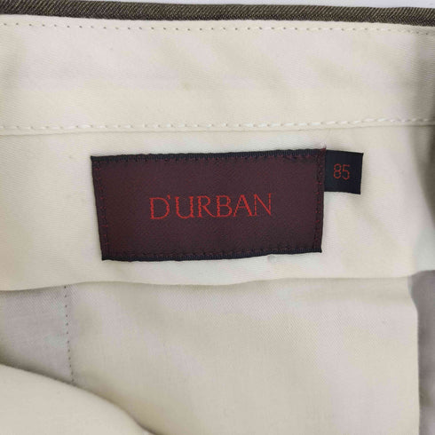 ダーバン DURBAN ウール テーパードスラックス メンズ