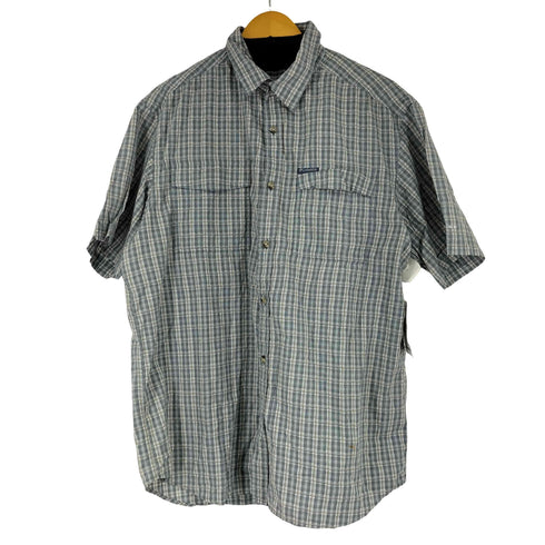 コロンビア Columbia 00S チェック S/S シャツ メンズ import:L