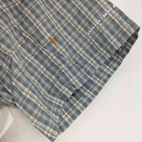 コロンビア Columbia 00S チェック S/S シャツ メンズ import:L